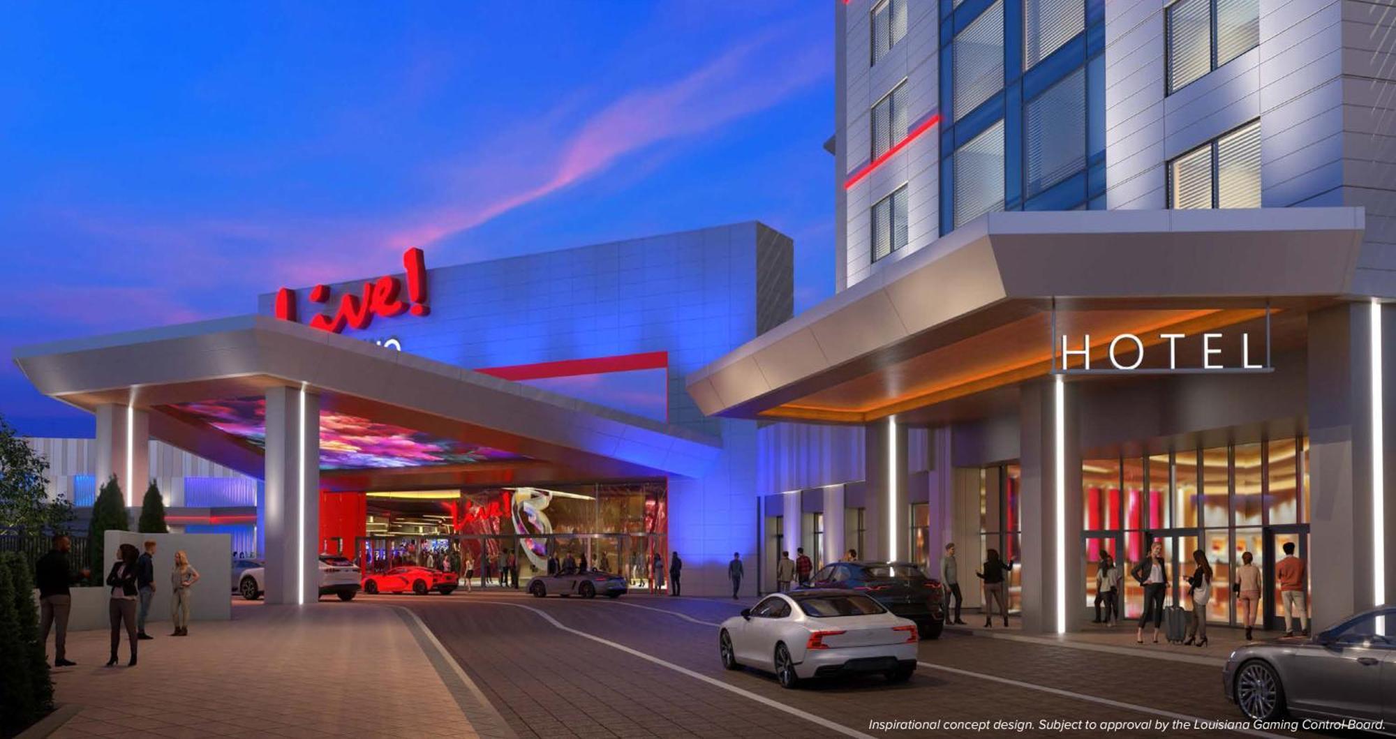 Live Casino & Hotel - Louisiana โบเซอร์ซิตี ภายนอก รูปภาพ