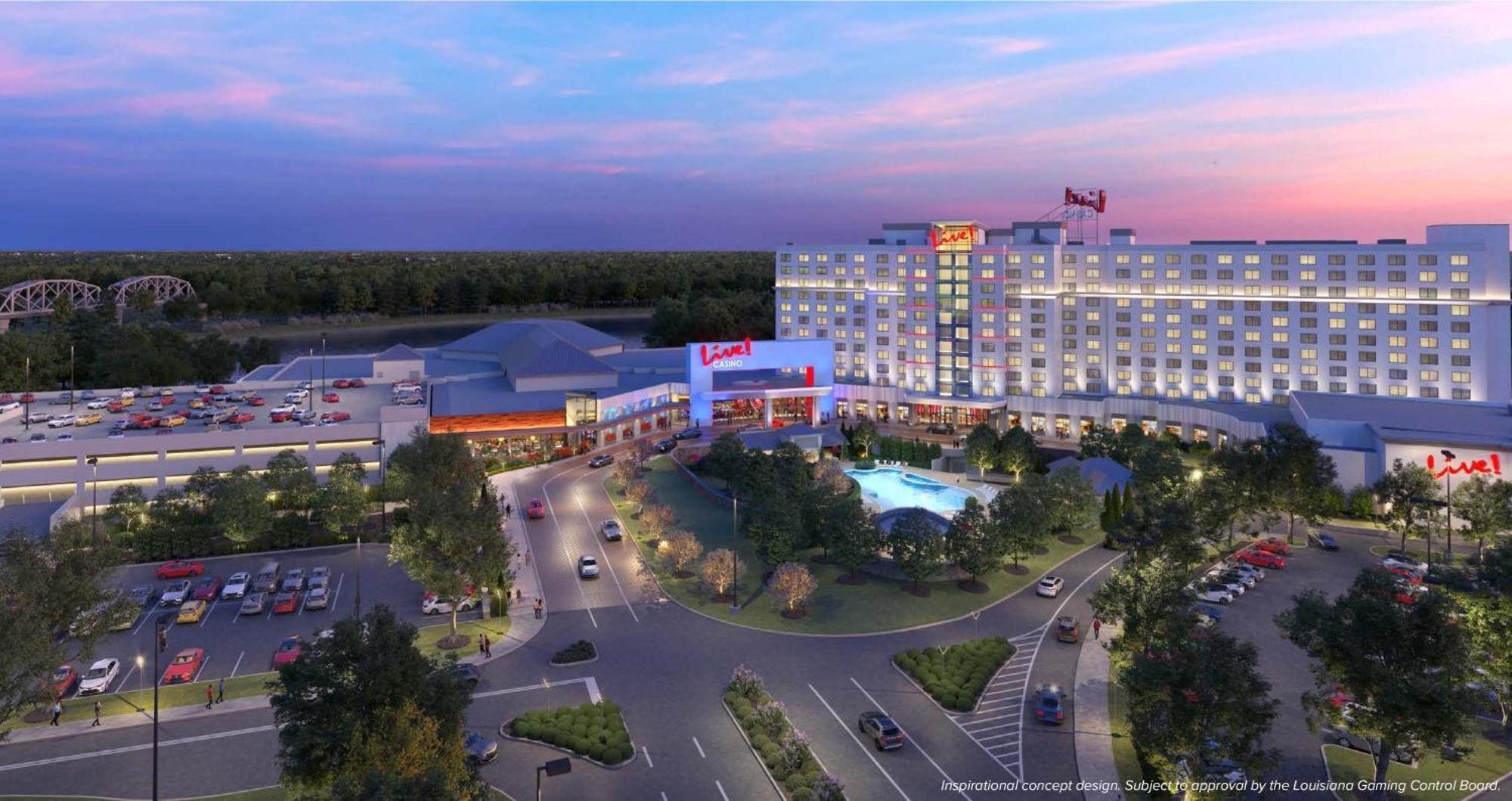 Live Casino & Hotel - Louisiana โบเซอร์ซิตี ภายนอก รูปภาพ